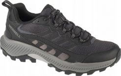 Buty trekkingowe męskie Merrell Speed Strike 2 J037849 czarne 43. Czarne trekkingi męskie Merrell, bez zapięcia. Za 332.64 zł.