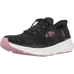 Buty SKECHERS SLIP-INS EDGERIDE Czarny. Czarne obuwie trekkingowe damskie Skechers, z tkaniny, bez zapięcia. Za 348.99 zł.