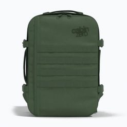 Plecak podróżny CabinZero Military 28. Zielone plecaki męskie CABINZERO, bez wzorów, z materiału. Za 339.99 zł.