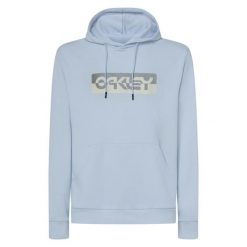 Bluza z kapturem Oakley Duality B1B. Niebieskie bluzy męskie Oakley, m, bez wzorów, sportowe, bez ramiączek, z kapturem. Za 299.50 zł.