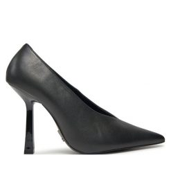 Szpilki Steve Madden. Czarne szpilki damskie Steve Madden, bez wzorów, bez obcasa, na szpilce, bez zapięcia. Za 379.99 zł.