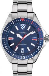 Zegarek Nautica Zegarek męski Nautica NAPCPS904 srebrny. Szare zegarki męskie Nautica, bez wzorów, srebrne. Za 584.00 zł.