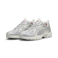 Buty Sportowe unisex Puma Milenio Tech. Szare obuwie sportowe damskie Puma, bez wzorów, z materiału, bez zapięcia, do biegania. Za 227.40 zł.