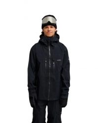 Kurtka śniegowa techniczna dla Mężczyzn HIGHLINE PRO 3L GORE-TEX® Czarny. Czarne kurtki sportowe męskie Quiksilver, l, bez wzorów, z gore-texu, bez kaptura, narciarskie, gore-tex. Za 2,309.99 zł.