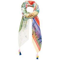 Desigual Szalik Foul Clio Crudo V 19SAWF88 1002. Szaliki damskie Desigual, bez wzorów. W wyprzedaży za 101.00 zł.