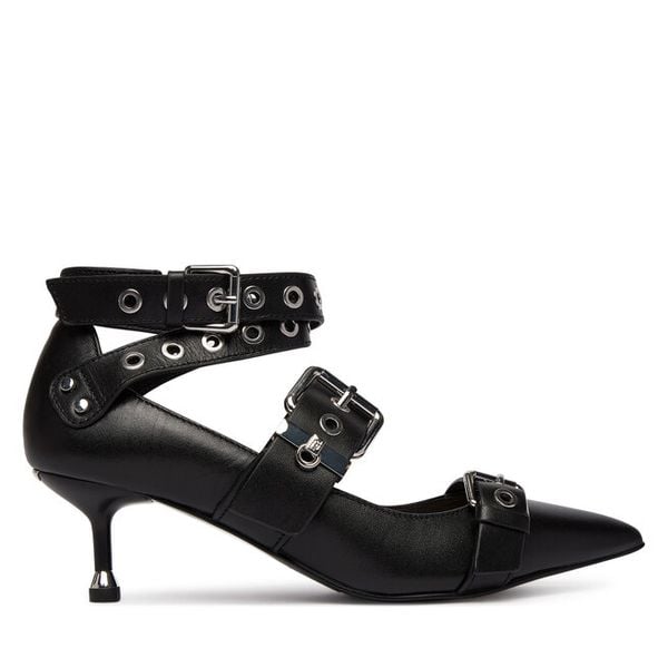 Szpilki Liu Jo. Czarne szpilki damskie Liu Jo, bez wzorów, bez obcasa, na szpilce, bez zapięcia. Za 859.99 zł.