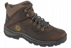 Buty trekkingowe męskie Timberland Timberland White Ledge WP Mid TB112135214 Brązowe 41. Białe trekkingi męskie Timberland, bez zapięcia. Za 634.51 zł.