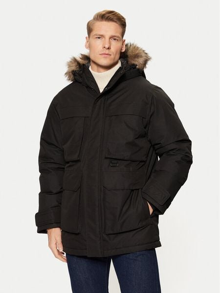 Jack & Jones Parka Star 12256892 Czarny Regular Fit. Czarne parki męskie Jack & Jones, m, bez wzorów, z syntetyku, retro, bez kołnierzyka, bez kaptura. Za 449.99 zł.