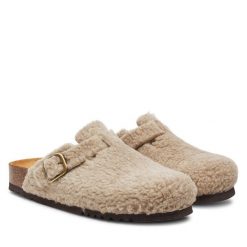 Klapki Scholl. Brązowe klapki damskie Scholl, bez wzorów, bez obcasa, bez zapięcia. Za 399.99 zł.