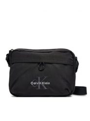 Calvin Klein Saszetka Bold Camera Bag LV04D3117G Czarny. Czarne saszetki i nerki męskie Calvin Klein, bez wzorów, z materiału. Za 189.99 zł.