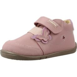 Buty TITANITOS L500 ALMUSSAFER BOTIN ALMUSSAFER Rose. Czerwone obuwie trekkingowe damskie TITANITOS, ze skóry, bez zapięcia. Za 223.99 zł.