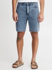 Solid Szorty jeansowe 21107657 Niebieski Straight Fit. Niebieskie szorty męskie Solid, bez wzorów, z bawełny. Za 229.99 zł.
