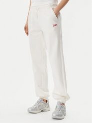 Tommy Jeans Spodnie dresowe Script DW0DW20670 Écru Relaxed Fit. Spodnie dresowe damskie Tommy Jeans, bez wzorów, z bawełny. Za 239.99 zł.