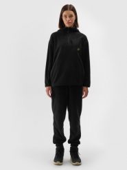 4F Spodnie dresowe polarowe damskie - czarne XL. Czarne spodnie dresowe damskie 4F, bez wzorów, z dresówki, sportowe. W wyprzedaży za 59.99 zł.