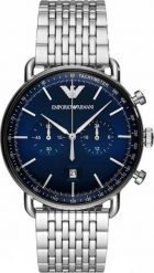 Zegarek Emporio Armani ZEGAREK MĘSKI EMPORIO ARMANI AR11238 - AVIATOR (zi037a). Zegarki męskie Emporio Armani, bez wzorów. Za 789.00 zł.