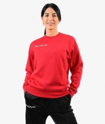 Bluza Givova Felpa Czerwony Czerwony. Czerwone bluzy damskie Givova, uniwersalny, bez wzorów, z bawełny, eleganckie, bez ramiączek, bez kaptura. Za 95.17 zł.