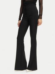 Elisabetta Franchi Spodnie materiałowe PA-184-62E2-V290 Czarny Slim Fit. Czarne spodnie materiałowe damskie Elisabetta Franchi, bez wzorów, z materiału. Za 1,239.00 zł.