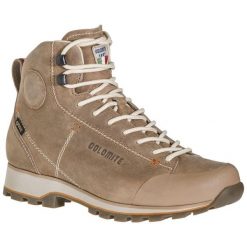 Buty trekkingowe damskie Dolomite Cinquantaquattro High FG GTX. Brązowe obuwie trekkingowe damskie Dolomite, z gore-texu, bez zapięcia. Za 774.80 zł.