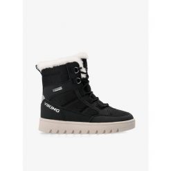 Buty zimowe Viking Footwear Fleek Warm GTX Zip. Czarne buty zimowe męskie Viking, na zimę, bez wzorów, bez obcasa, bez zapięcia. Za 366.99 zł.
