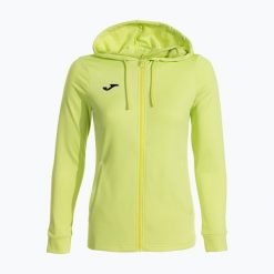 Bluza tenisowa damska Joma Sculpture II Zip-Up Hoodie W. Zielone bluzy damskie Joma, l, bez wzorów, z elastanu, sportowe, bez ramiączek, bez kaptura. Za 169.99 zł.