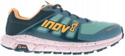 Buty trailowe damskie Inov-8 TrailFly G 270 V2 - pine/peach. Pomarańczowe obuwie sportowe damskie Inov-8, bez wzorów, bez zapięcia. Za 441.82 zł.
