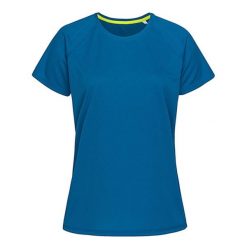 Raglanowa Koszulka Dla Kobiet. Niebieskie bluzki damskie Stedman, s, bez wzorów, sportowe, bez kołnierzyka, bez ramiączek. Za 49.99 zł.