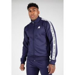 Delaware Kurtka dresowa - Granatowy. Niebieskie kurtki męskie GORILLA WEAR, l, bez wzorów, z dresówki, bez kaptura. Za 343.00 zł.