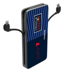 Powerbank Mophie Powerstation Plus 10K Red Bull Racing MV1 - powerbank 10000mAh, zintegrowany kabel USB-C oraz lightning (1x port USB-C). Czerwone powerbanki No Name. Za 261.99 zł.