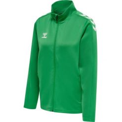 Bluza sportowa damska Hummel half zip Core XK. Zielone bluzy damskie Hummel, xl, bez wzorów, z dresówki, sportowe, bez ramiączek, bez kaptura. Za 113.50 zł.