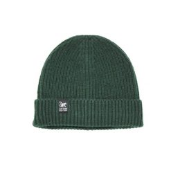 Czapka dzianinowa – z obszyciem / rozmiar uniwersalny (zieleń butelkowa). Zielone czapki damskie SURF MONKEY, na zimę, bez wzorów, z dzianiny. Za 119.95 zł.