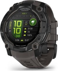 Zegarek sportowy Garmin Instinct 3 AMOLED - 50mm Czarny (010-03020-00). Czarne zegarki sportowe Garmin, bez wzorów. Za 1,979.00 zł.