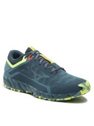 Mizuno Buty do biegania Wave Ibuki 3 J1GJ207317 Zielony. Zielone buty sportowe męskie Mizuno, bez wzorów, z tworzywa sztucznego, bez zapięcia, do biegania. Za 449.99 zł.