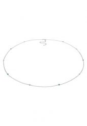 Elli Damski łańcuszek na biodra koraliki z kryształem w srebrze próby 925 sterling silver Naszyjniki 1 ct. Szare stroje kąpielowe damskie Elli, bez wzorów, z materiału. Za 333.99 zł.