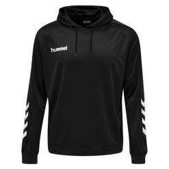 Bluza do piłki ręcznej męska Hummel hml PROMO Poly z kapturem. Czarne bluzy męskie Hummel, m, bez wzorów, sportowe, bez ramiączek, z kapturem. Za 73.00 zł.