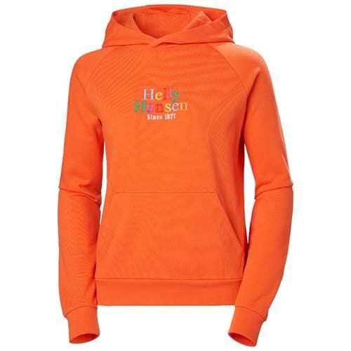 Bluza sportowa damska Helly Hansen Core Graphic. Brązowe bluzy damskie Helly Hansen, s, bez wzorów, sportowe, bez ramiączek, z kapturem. Za 532.00 zł.