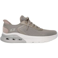Buty sportowe męskie Skechers Bobs Arc Waves 2.0. Szare buty sportowe męskie Skechers, bez wzorów, bez zapięcia. Za 390.00 zł.
