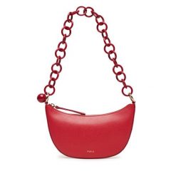 Torebka Furla. Czerwone torebki wizytowe damskie Furla, bez wzorów, bez dodatków. Za 989.99 zł.