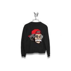 Bluza Luźny Einstein Męska. Czarne bluzy damskie Failfake, m, bez wzorów, bez ramiączek, bez kaptura. Za 170.00 zł.