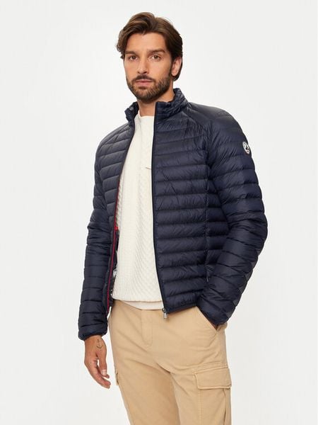 Jott Kurtka puchowa Mat P000MDOW02 Granatowy Slim Fit. Niebieskie kurtki męskie Jott, m, bez wzorów, z puchu, bez kaptura. Za 569.99 zł.