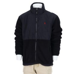 Second life - Kurtka polarowa męska Denali Polo Ralph Lauren - Stan bardzo dobry. Czarne kurtki sportowe męskie Ralph Lauren, l, bez wzorów, z polaru, bez kaptura, trekkingowe. Za 383.36 zł.