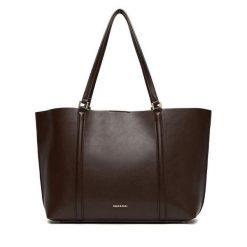 Torebka GINO ROSSI. Brązowe shopperki damskie Gino Rossi, bez wzorów, bez dodatków. Za 279.99 zł.
