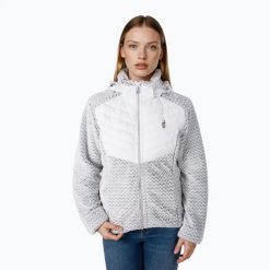 Kurtka hybrydowa damska Aulp Clem Hooded Hybrid. Białe kurtki damskie Aulp, l, bez wzorów, z materiału, bez kaptura. Za 433.65 zł.