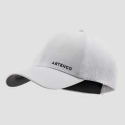 CZAPKA SPORTOWA Z DASZKIEM tenis TC 900 ROZMIAR 56. Białe czapki damskie ARTENGO, bez wzorów, z elastanu, sportowe. Za 39.99 zł.