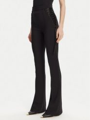 Elisabetta Franchi Spodnie materiałowe PA-083-51E2 Czarny Regular Fit. Czarne spodnie materiałowe damskie Elisabetta Franchi, bez wzorów, z materiału. Za 1,049.00 zł.