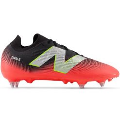 Korki męskie New Balance TEKELA MAGIA SG V4+ ST2SLR45 – czerwone. Czerwone buty sportowe męskie New Balance, bez wzorów, z materiału, bez zapięcia, do piłki nożnej. Za 449.99 zł.
