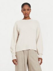 Kontatto Sweter 3M0139 Beżowy Regular Fit. Brązowe swetry nierozpinane damskie Kontatto, m, bez wzorów, z syntetyku, bez kołnierzyka, bez ramiączek. Za 159.99 zł.