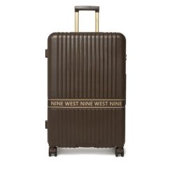 Walizka duża Nine West. Brązowe walizki damskie Nine West, bez wzorów, duże. Za 399.99 zł.