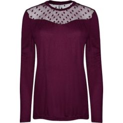ONLY Kirsty LS Mix Top Box Jrs Purple Potion Dots (rozmiar XS). Fioletowe topy damskie ONLY, xs, bez wzorów, bez kołnierzyka, bez ramiączek. W wyprzedaży za 49.00 zł.