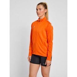 Bluza sportowa damska Hummel half zip Core XK. Brązowe bluzy damskie Hummel, na wiosnę, xs, bez wzorów, z dresówki, klasyczne, bez ramiączek, bez kaptura. Za 227.50 zł.