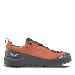 Buty trekkingowe Salewa Wildfire Leather 2 GTX. Brązowe trekkingi męskie Salewa, z gore-texu, bez zapięcia. Za 770.00 zł.